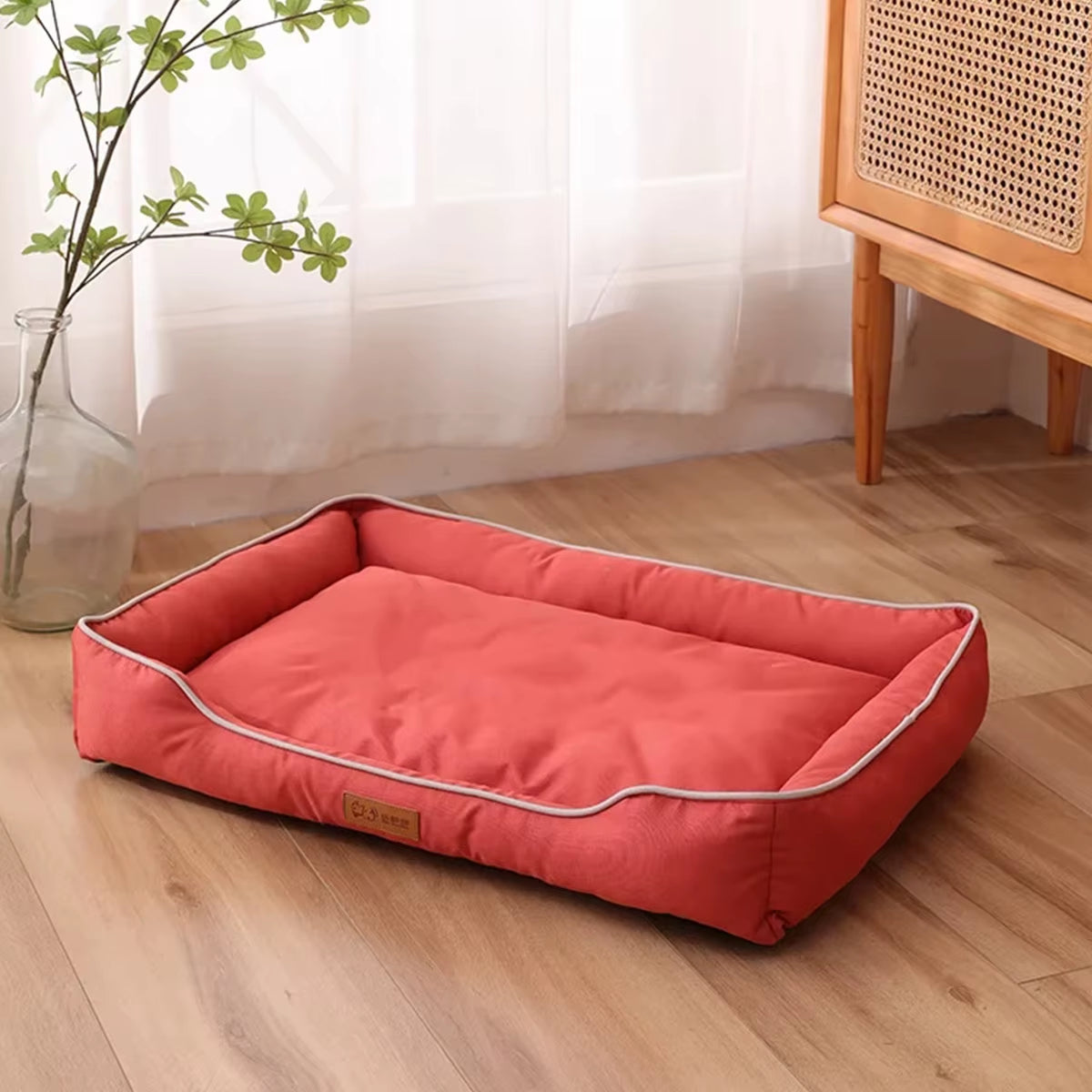 Four Season Square Dog Bed for Large Dog Mattress Bite-Resistant Cat Bed Soft Thickened Dog Bed Wate...