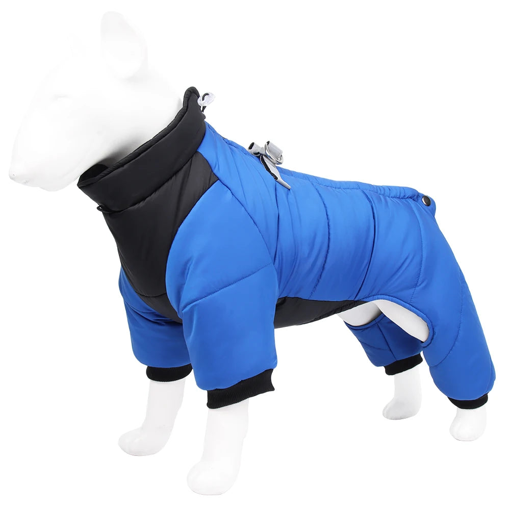 Dog Clothes Winter Warm Jacket for Small Medium Dogs Cats Jumpsuit Waterproof Puppy Coat with D-Ring...
