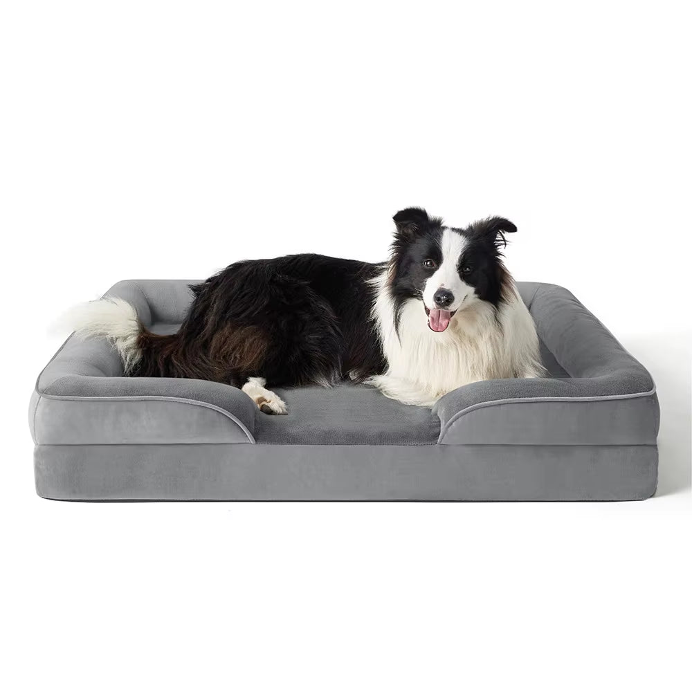 Manufacturer Wholesale Washable Dog Bed Custom Oem Memory Foam Orthopedic Human Dog Bed Xxl