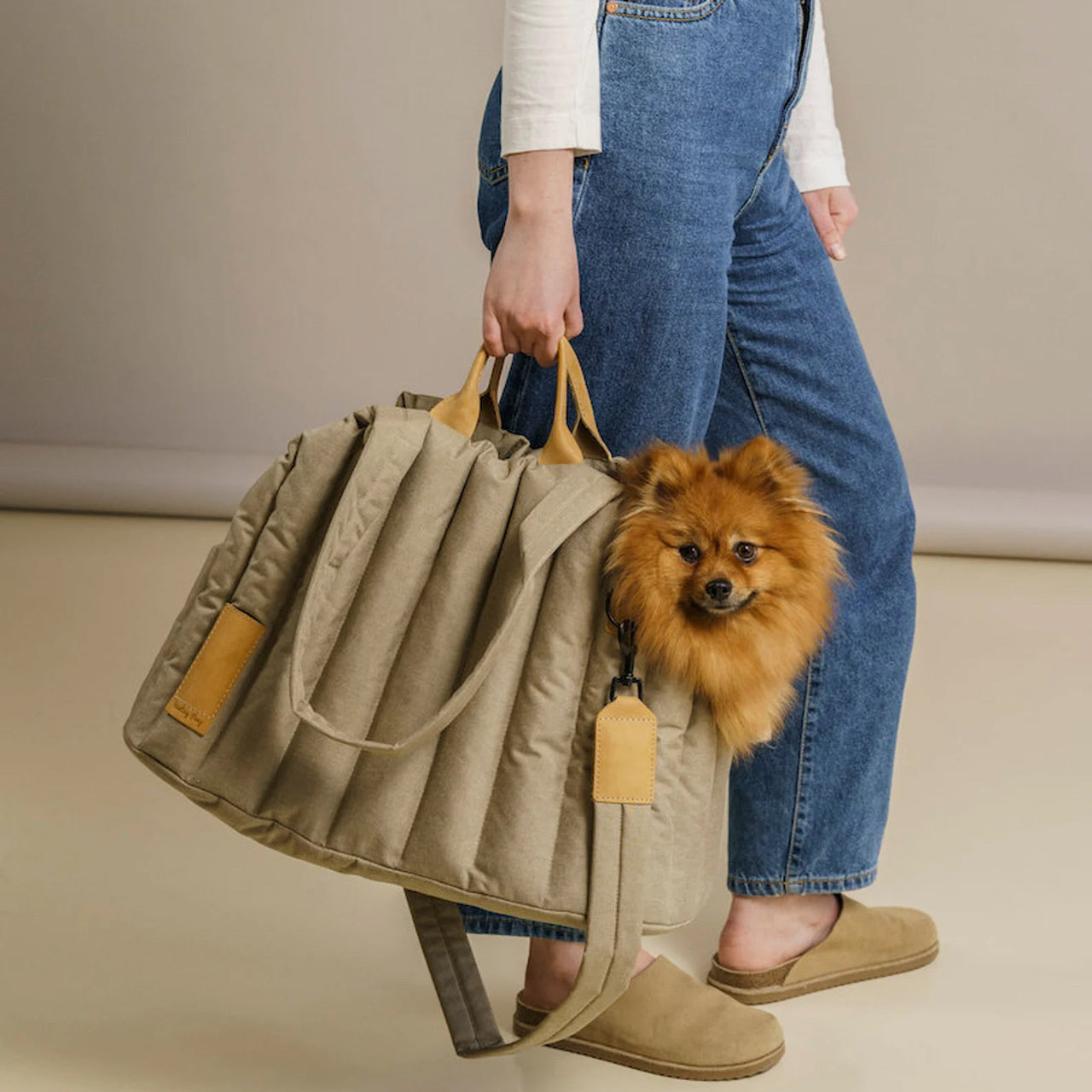 Stylish and Lightweight Waterproof Pet Carrier Bag for Dogs and Cats - Perfect for On-the-Go Pet Lovers!