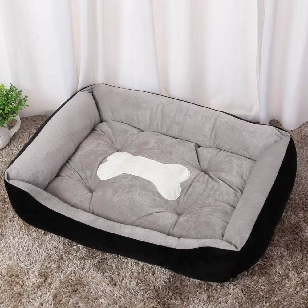 Winter Big Dog Bed Warm Fleece Pet House XXS to XXL for Small Medium Large Dogs Golden Retriever Bor...