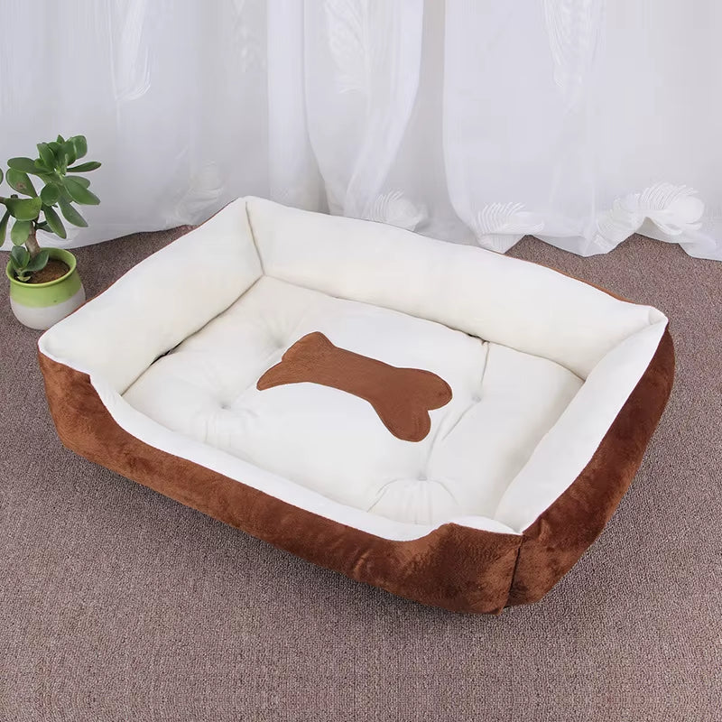 Winter Big Dog Bed Warm Fleece Pet House XXS to XXL for Small Medium Large Dogs Golden Retriever Bor...