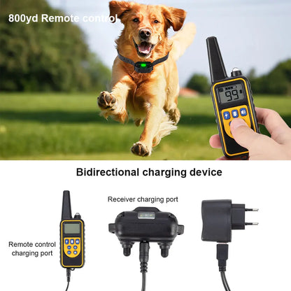 800M Digital Dog Training Collar Waterproof Rechargeable Remote Control Pet with LCD Display for All...