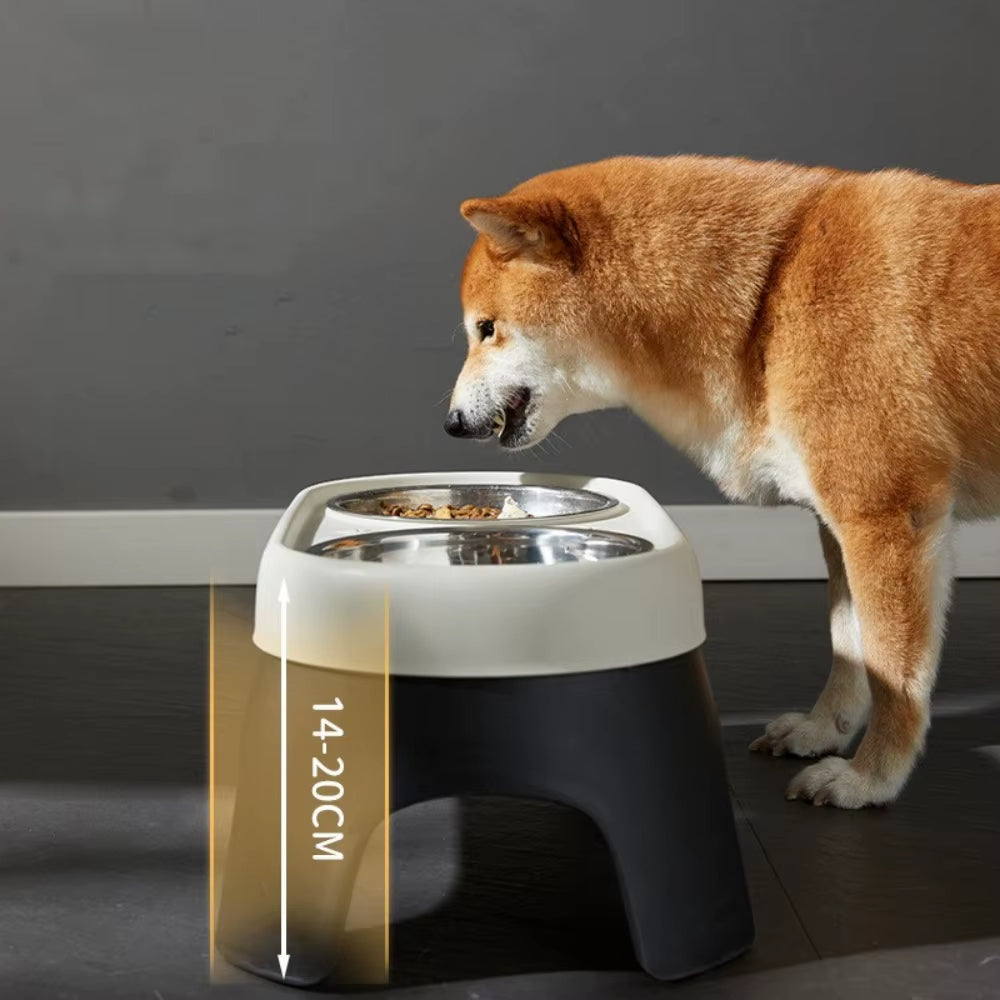 Elevate Your Pet's Dining Experience with Our Leak-Proof Elevated Food Bowl for Small Dogs and Cats