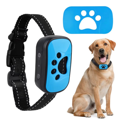 Pet Dog anti Barking Device USB Rechargeable Dogs Training Collar Ultrasonic Stop Barking Vibration ...