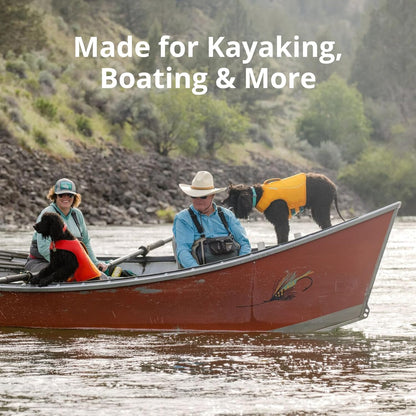 , Float Coat Dog Life Jacket, Premium Buoyancy Swim Vest with Lift Handle, Secure Fit & Reflective Trim, Adjustable Flotation for Swimming, Boating, & Outdoor Adventures, Blue Dusk, X-Small