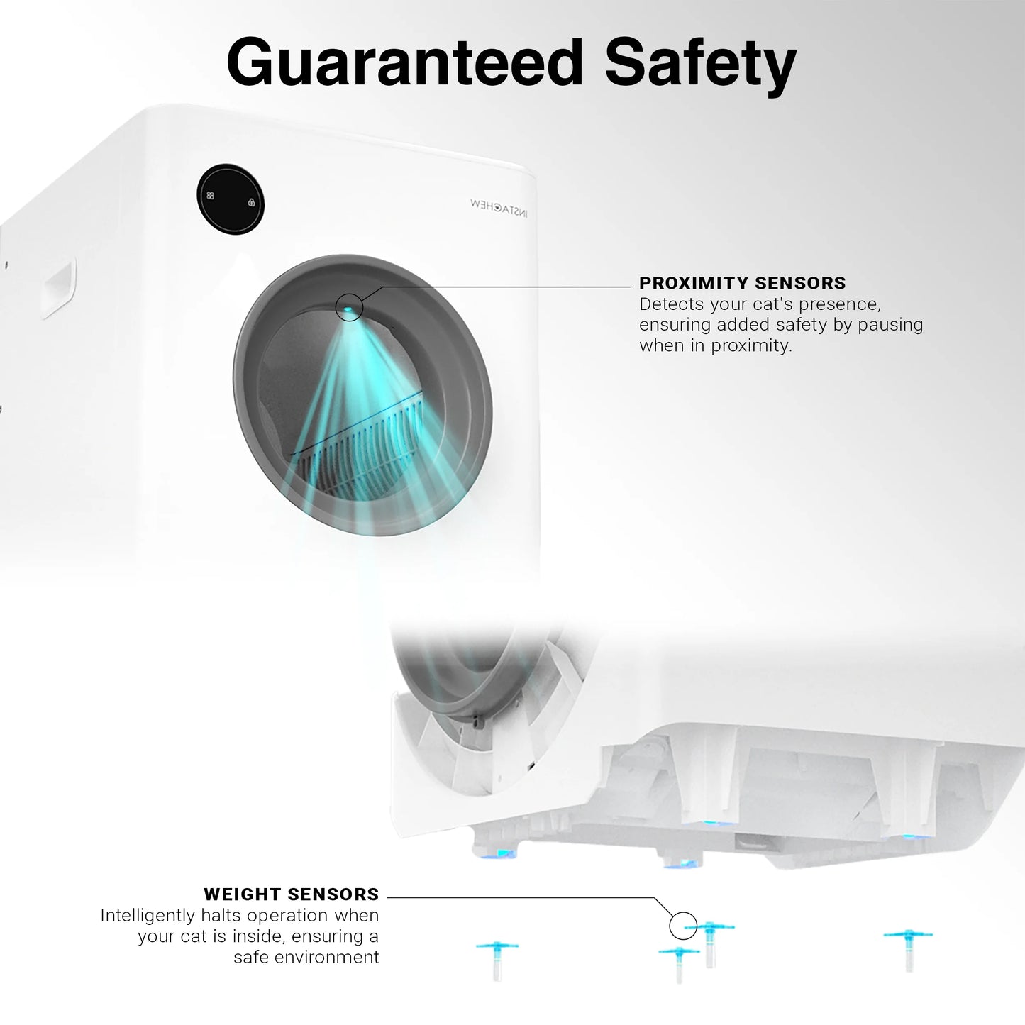 Transform Your Cat Care Routine with the Purrclean Self-Cleaning Automatic Litter Box - App Controlled & Wi-Fi Enabled for Ultimate Convenience