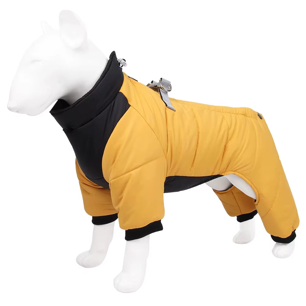 Dog Clothes Winter Warm Jacket for Small Medium Dogs Cats Jumpsuit Waterproof Puppy Coat with D-Ring...