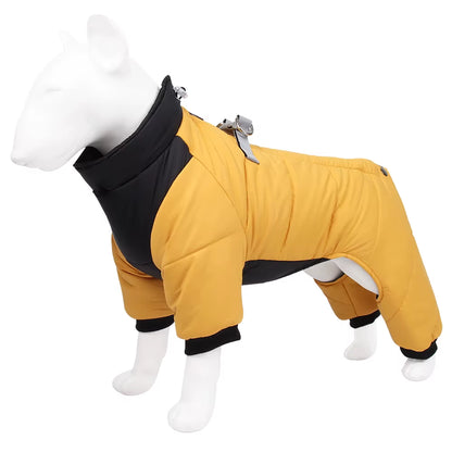 Dog Clothes Winter Warm Jacket for Small Medium Dogs Cats Jumpsuit Waterproof Puppy Coat with D-Ring...