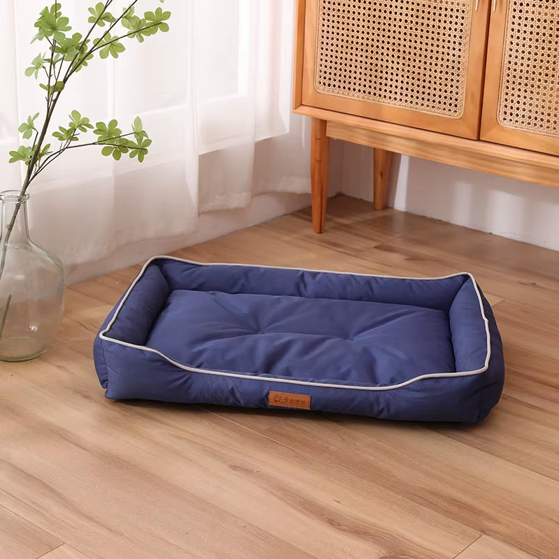 Four Season Square Dog Bed for Large Dog Mattress Bite-Resistant Cat Bed Soft Thickened Dog Bed Wate...
