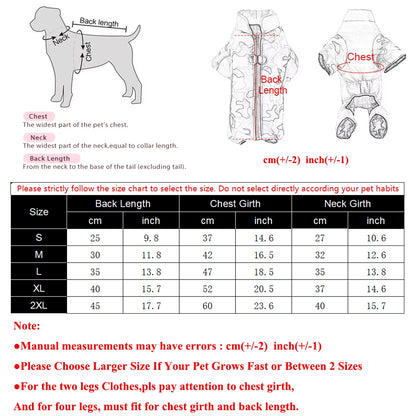 Warm Pet Clothes with D-Ring Reflective Dog Jumpsuit for Small Medium Dogs Camouflage Puppy Coat For...