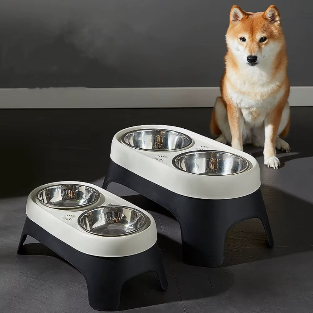 Elevate Your Pet's Dining Experience with Our Leak-Proof Elevated Food Bowl for Small Dogs and Cats