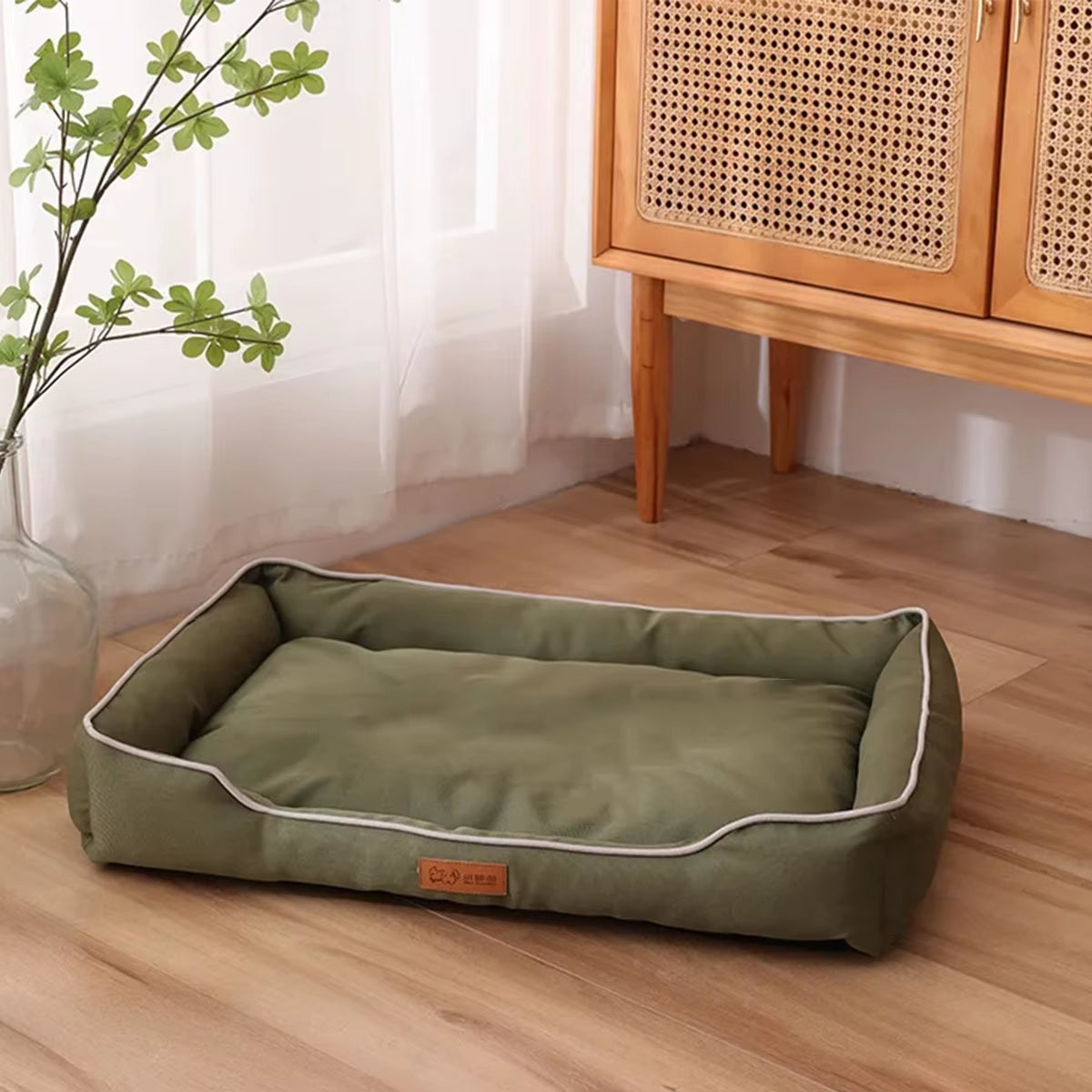 Four Season Square Dog Bed for Large Dog Mattress Bite-Resistant Cat Bed Soft Thickened Dog Bed Wate...