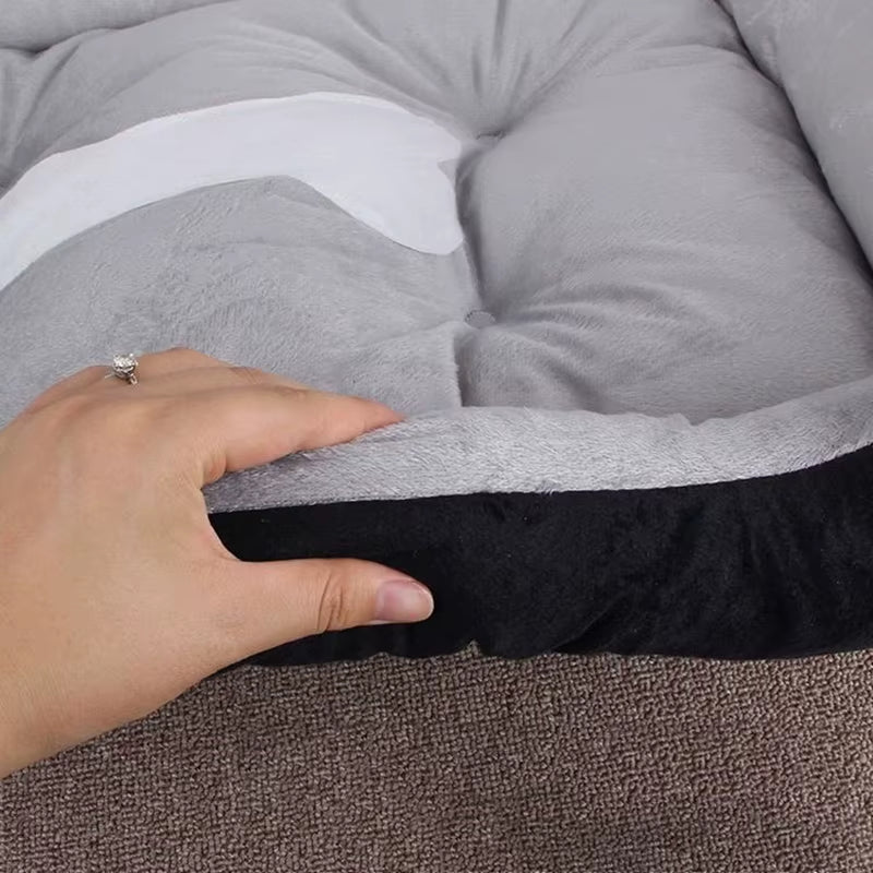 Winter Big Dog Bed Warm Fleece Pet House XXS to XXL for Small Medium Large Dogs Golden Retriever Bor...