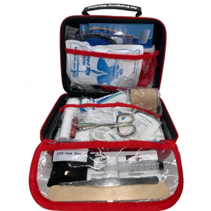 Essential Deluxe Pet First Aid Kit - 60 Pieces Veterinarian Approved for Ultimate Pet Safety