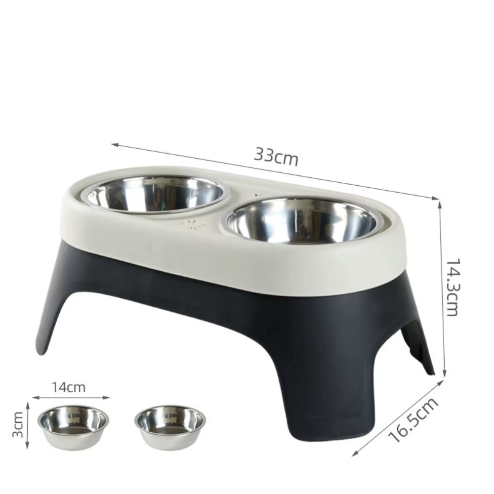 Elevate Your Pet's Dining Experience with Our Leak-Proof Elevated Food Bowl for Small Dogs and Cats