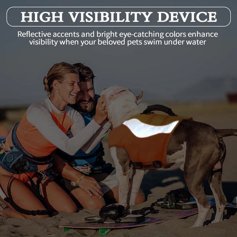 Ultimate Dog Life Jacket - Reflective Pet Vest for Safe Boating and Swimming - Perfect for Small and Medium Puppies
