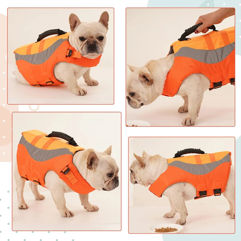 Ultimate Dog Life Jacket - Reflective Pet Vest for Safe Boating and Swimming - Perfect for Small and Medium Puppies