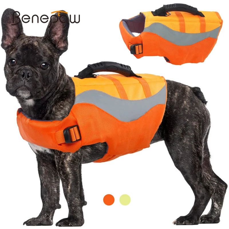 Ultimate Dog Life Jacket - Reflective Pet Vest for Safe Boating and Swimming - Perfect for Small and Medium Puppies