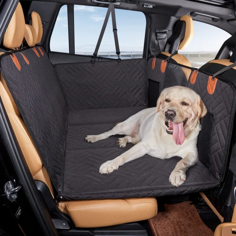 Universal Waterproof Dog Travel Hammock - Spacious Car Pet Mat for Large Breeds, Perfect for All Seasons