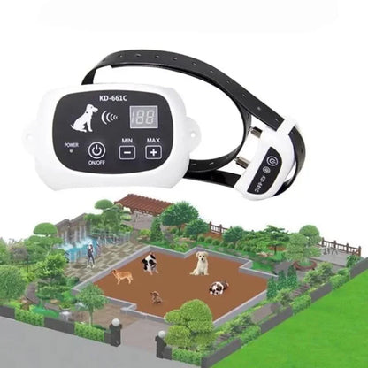 Revolutionary Pet Dog Wireless Electronic Fence – 500M Radius Containment System with Waterproof Training Collars for 1-3 Dogs