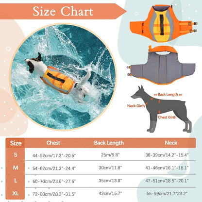 Ultimate Dog Life Jacket - Reflective Pet Vest for Safe Boating and Swimming - Perfect for Small and Medium Puppies