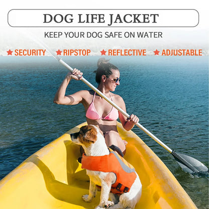 Ultimate Dog Life Jacket - Reflective Pet Vest for Safe Boating and Swimming - Perfect for Small and Medium Puppies