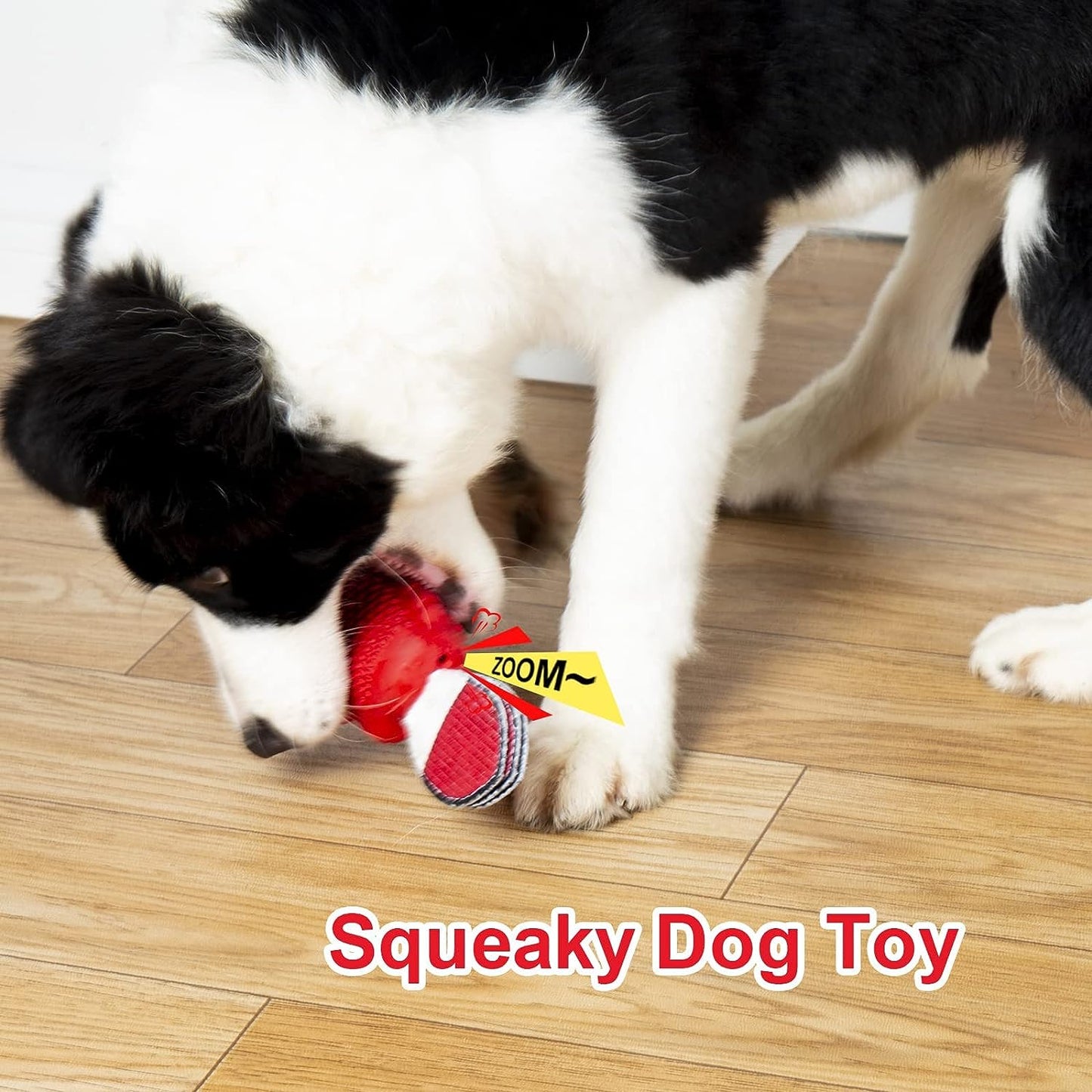 Dog Chew Toys for Aggressive Chewers, Squeaky Dog Toys, Almost Indestructible Dog Toys for Aggressive Chewers, Durable Dog Toys for Medium Large Breed Dogs, Tough Dog Toys