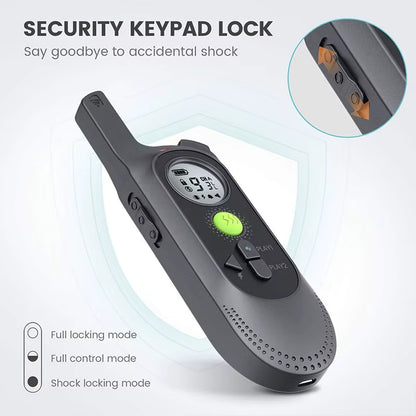 Dog Training Collar with Remote Voice Commands Shock Collar for Dogs Large Breed Vibration Waterproo...