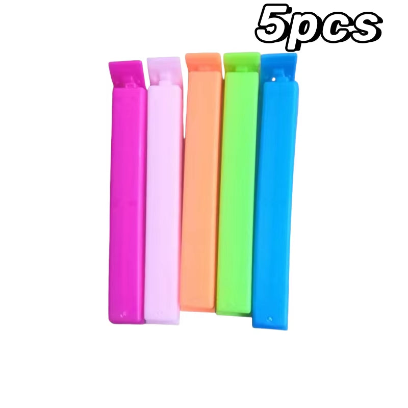 5-30Pcs Colorful Sealing Clips Moisture-Proof Fresh-Keeping Snack Bag Sealer Clamp for Plastic Bags ...