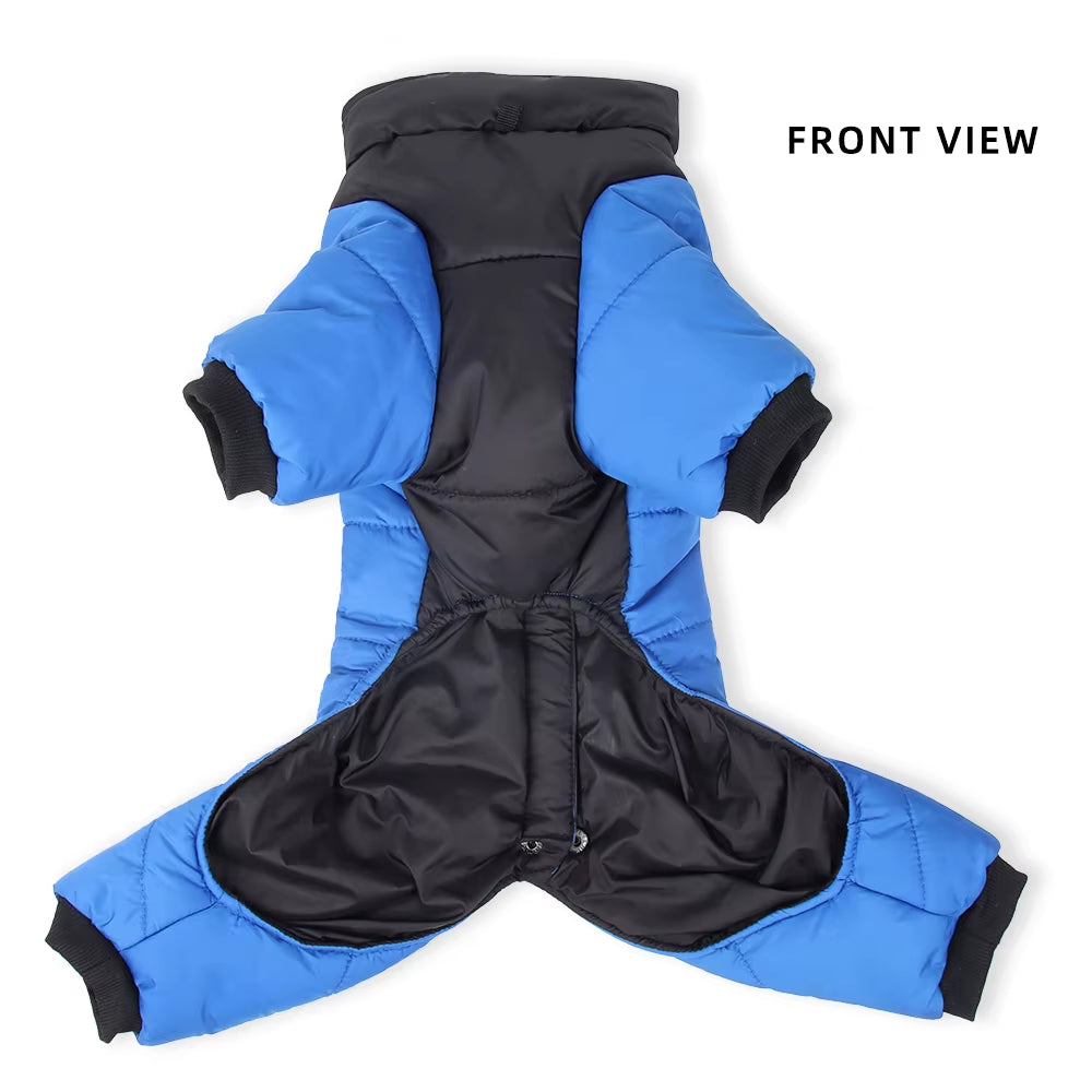 Dog Clothes Winter Warm Jacket for Small Medium Dogs Cats Jumpsuit Waterproof Puppy Coat with D-Ring...