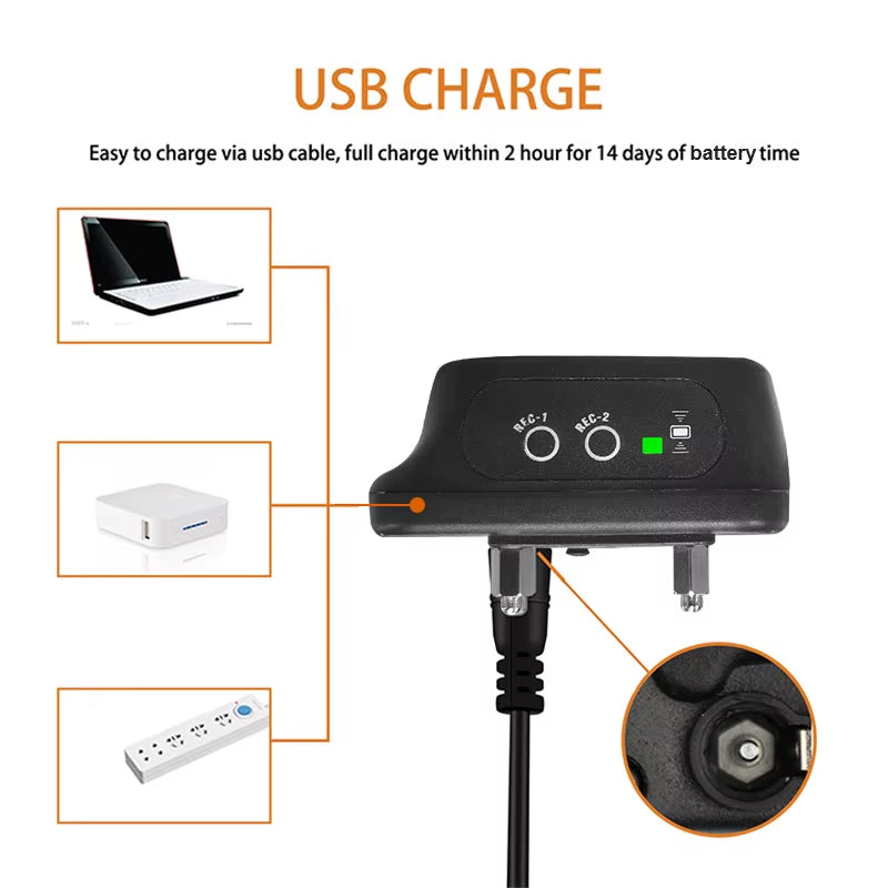 Dog Training Collar with Remote Voice Commands Shock Collar for Dogs Large Breed Vibration Waterproo...