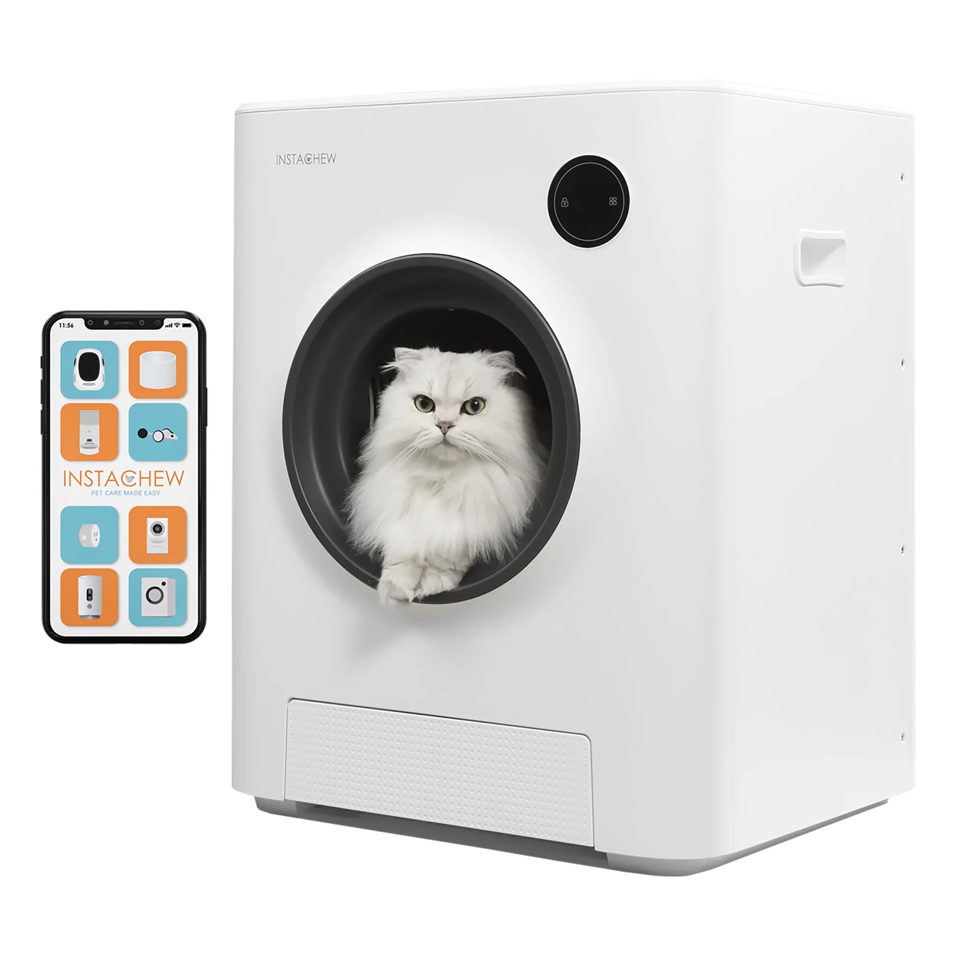 Transform Your Cat Care Routine with the Purrclean Self-Cleaning Automatic Litter Box - App Controlled & Wi-Fi Enabled for Ultimate Convenience