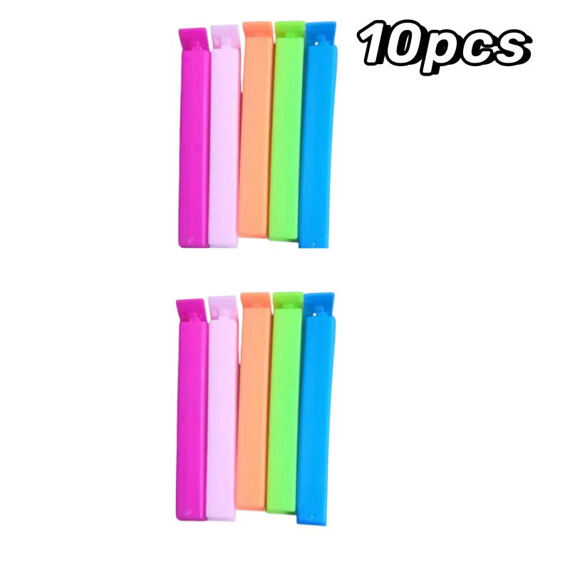 5-30Pcs Colorful Sealing Clips Moisture-Proof Fresh-Keeping Snack Bag Sealer Clamp for Plastic Bags ...