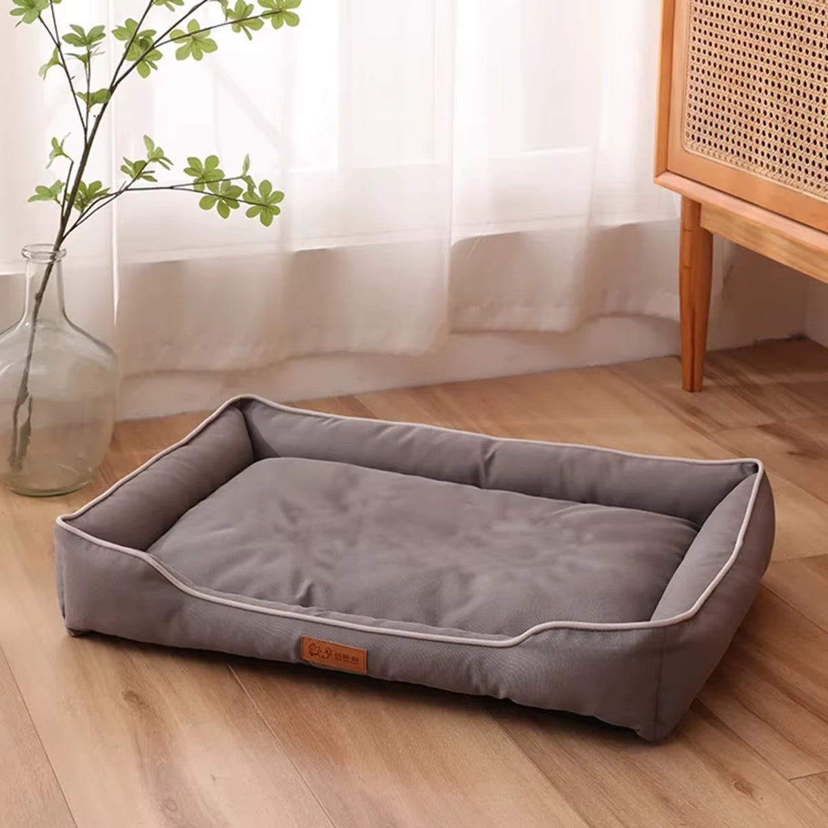 Four Season Square Dog Bed for Large Dog Mattress Bite-Resistant Cat Bed Soft Thickened Dog Bed Wate...