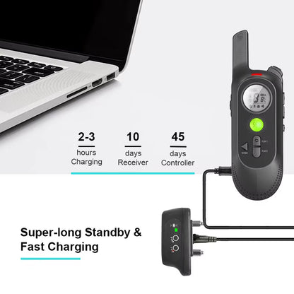 Dog Training Collar with Remote Voice Commands Shock Collar for Dogs Large Breed Vibration Waterproo...